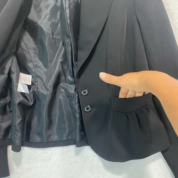 Nine West Black Women's Blazer size 10 - Picture 6 of 9